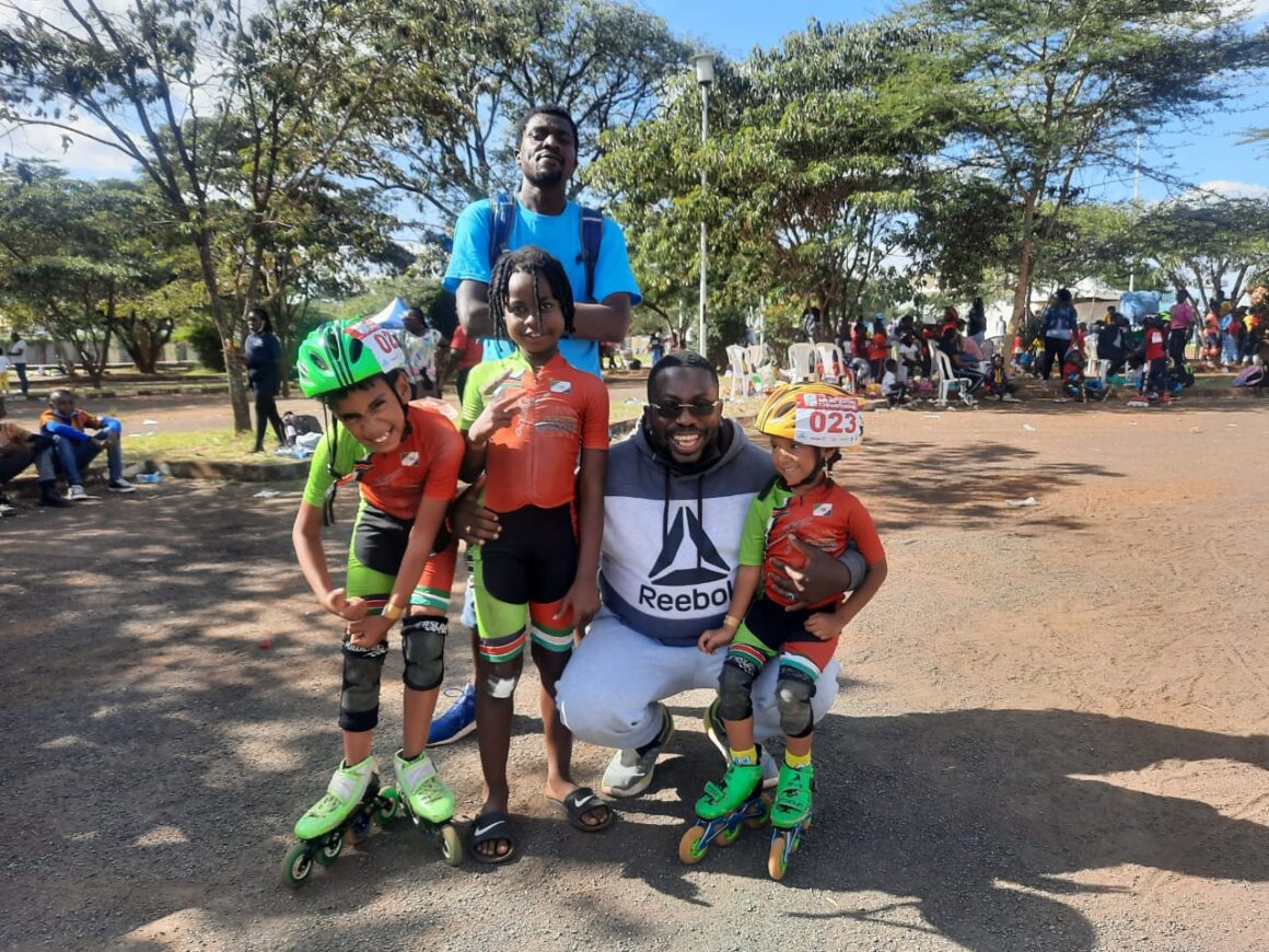 Champions on the National Inter-Schools Skating Championship